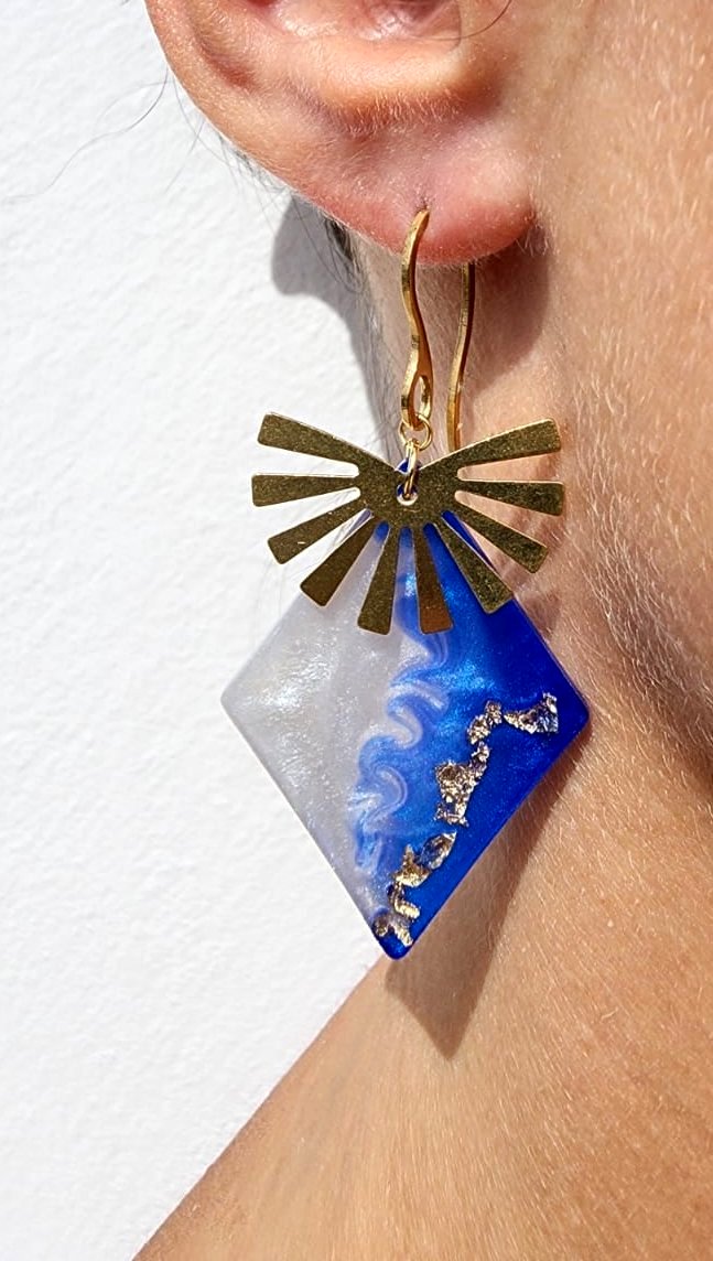 Boucles d'oreilles "Amphitrite"