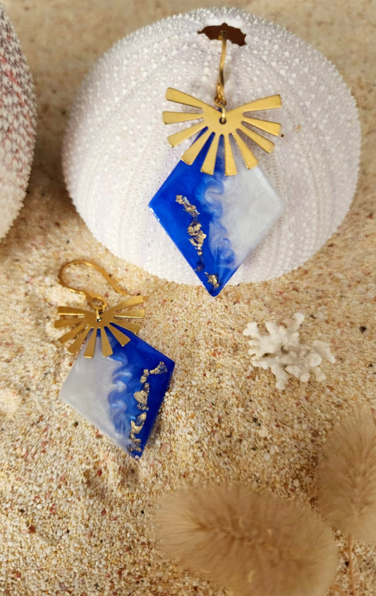 Boucles d'oreilles "Amphitrite"