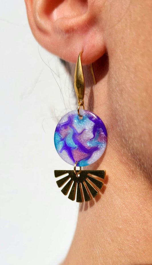 Boucles d'oreilles "Andromède 3"