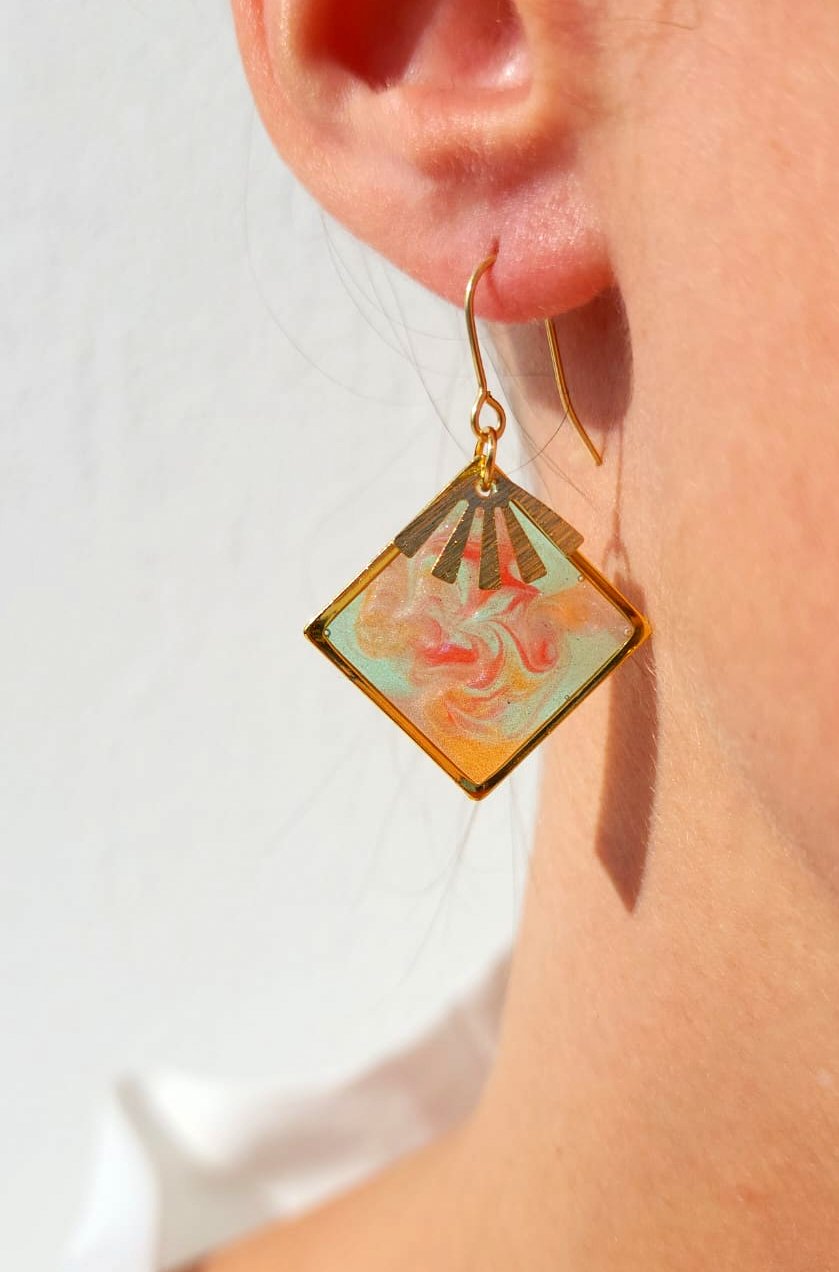 Boucles d'oreilles "Hélios 2"