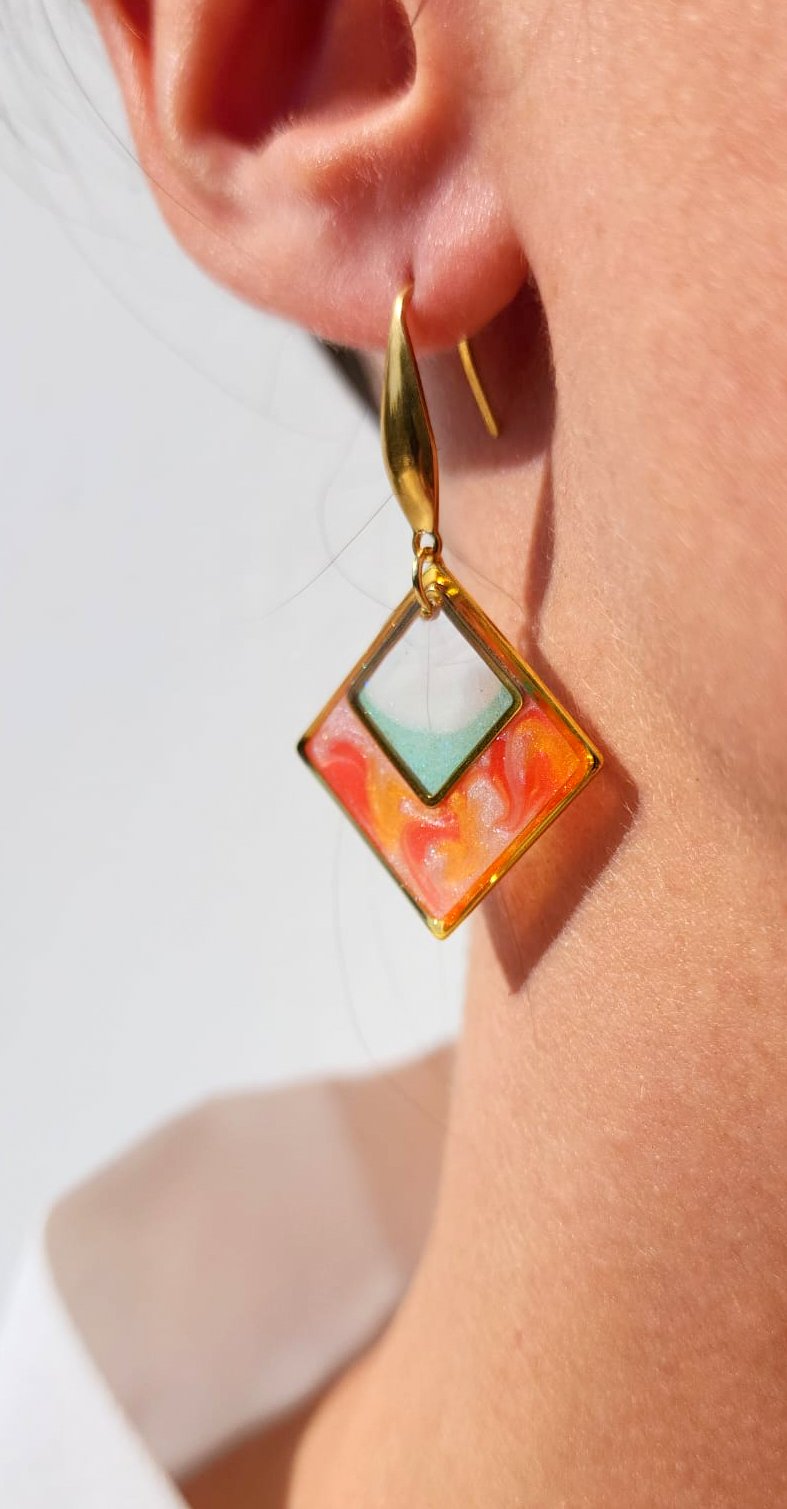 Boucles d'oreilles "Hélios 4"