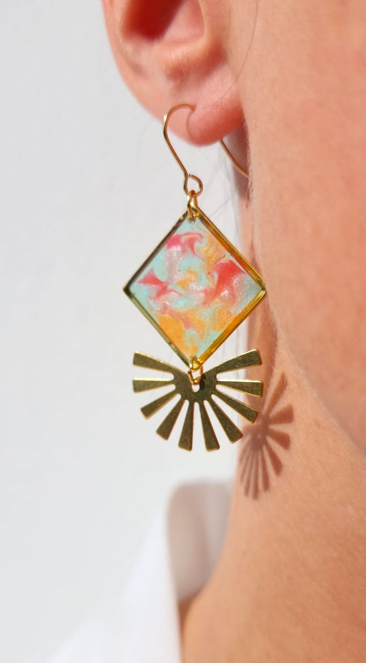 Boucles d'oreilles "Hélios"