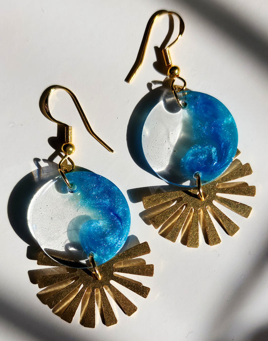 Boucles d'oreilles "Cymodoce"