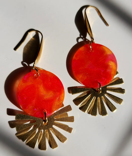 Boucles d'oreilles "Phosphoros "