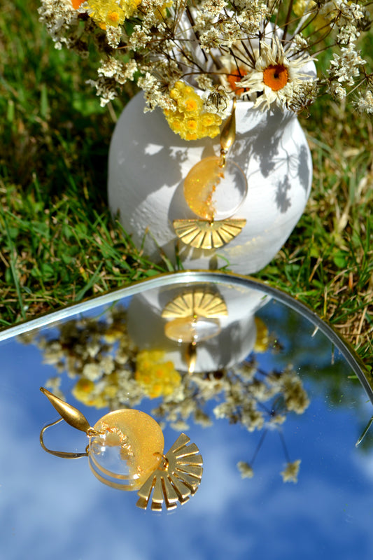 Boucles d'oreilles "Aeglé "