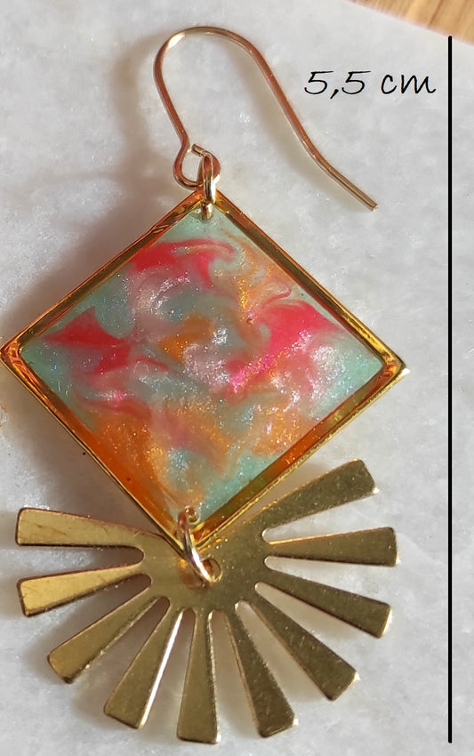 Boucles d'oreilles "Hélios"