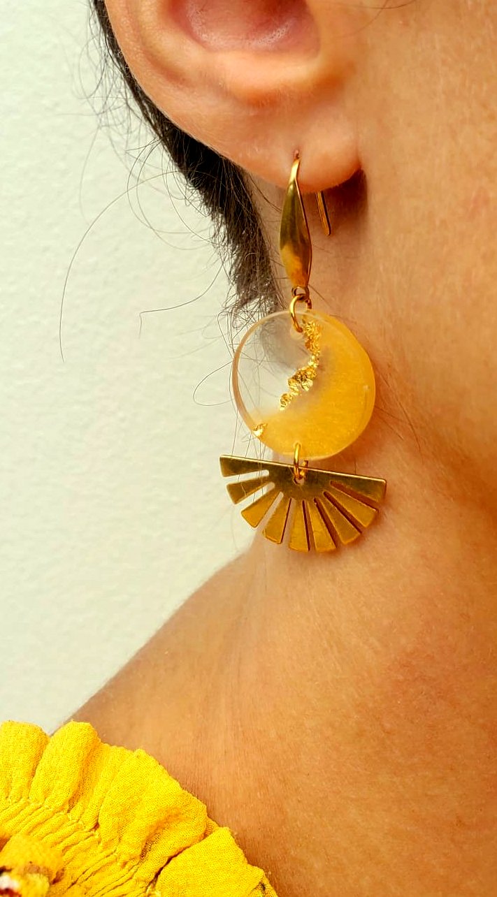 Boucles d'oreilles "Aeglé "