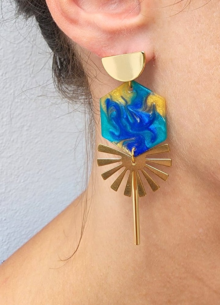 Boucles d'oreilles "Thétis"