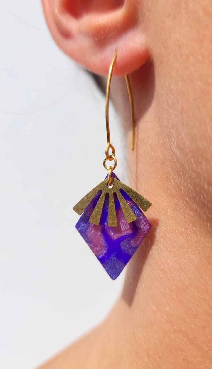 Boucles d'oreilles "Ampelô "