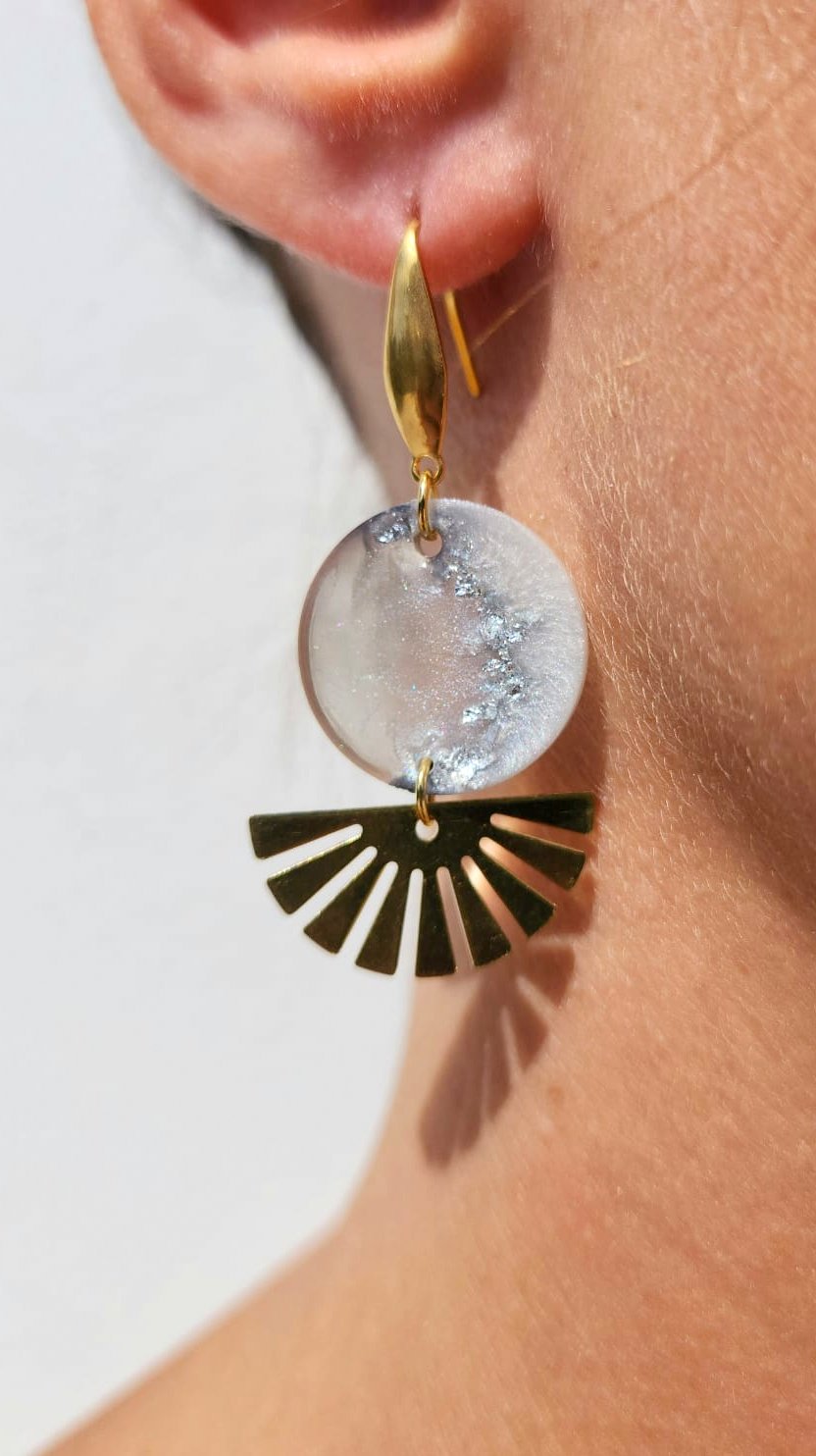 Boucles d'oreilles "Séléné"