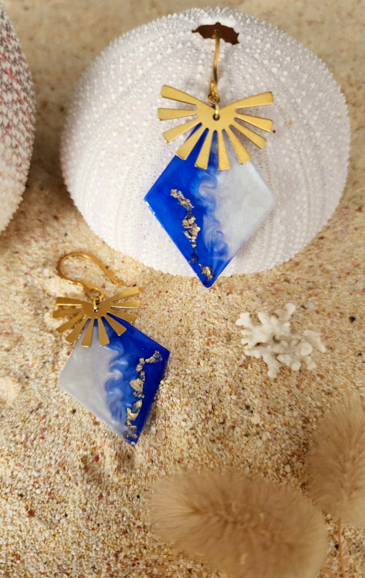 Boucles d'oreilles "Amphitrite"