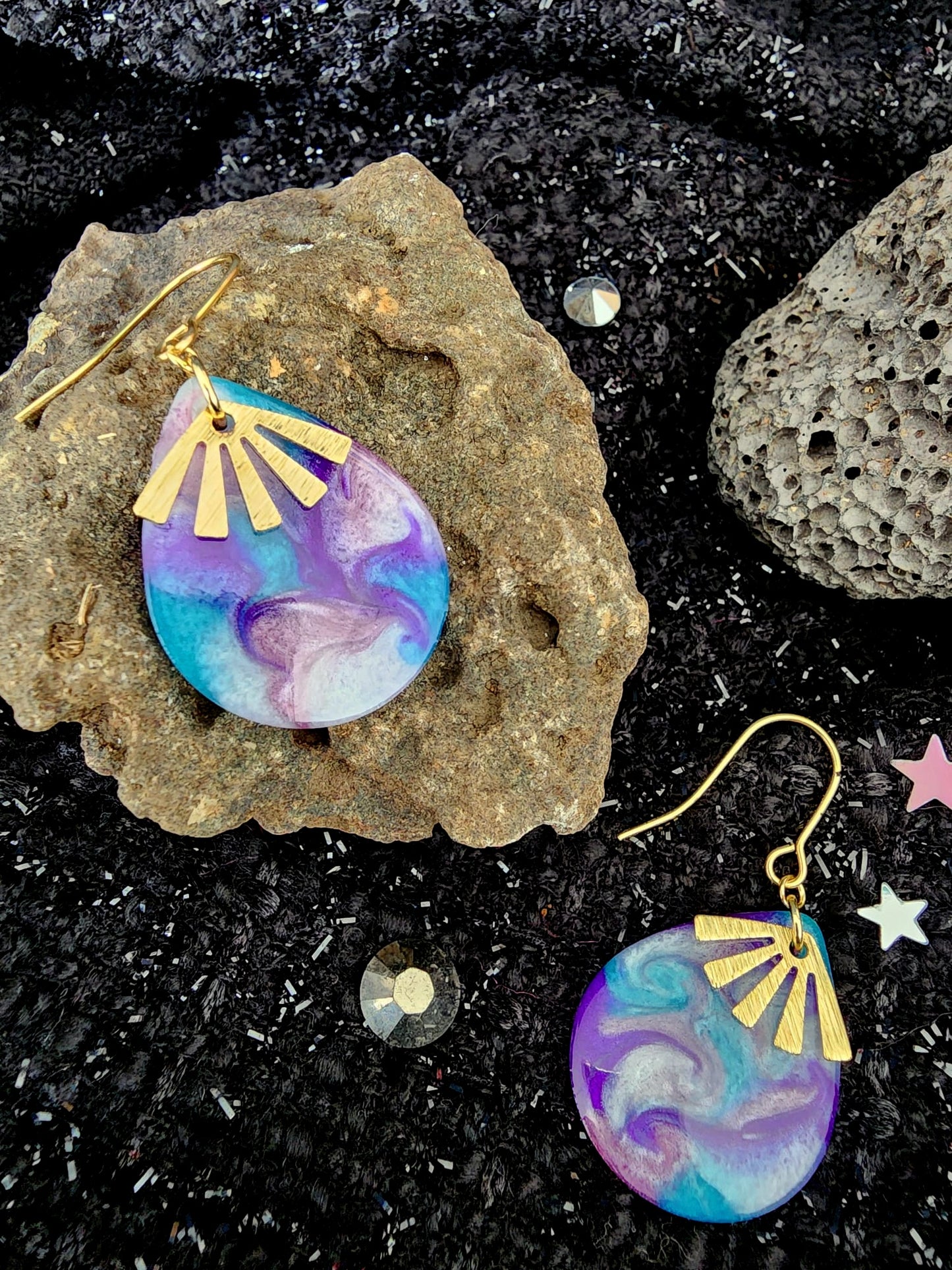 Boucles d'oreilles "Andromède"