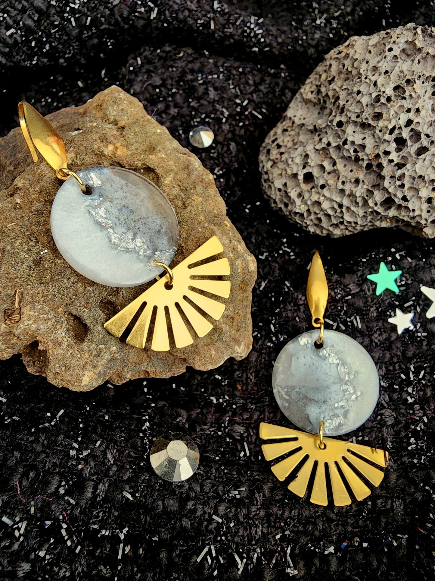 Boucles d'oreilles "Séléné"