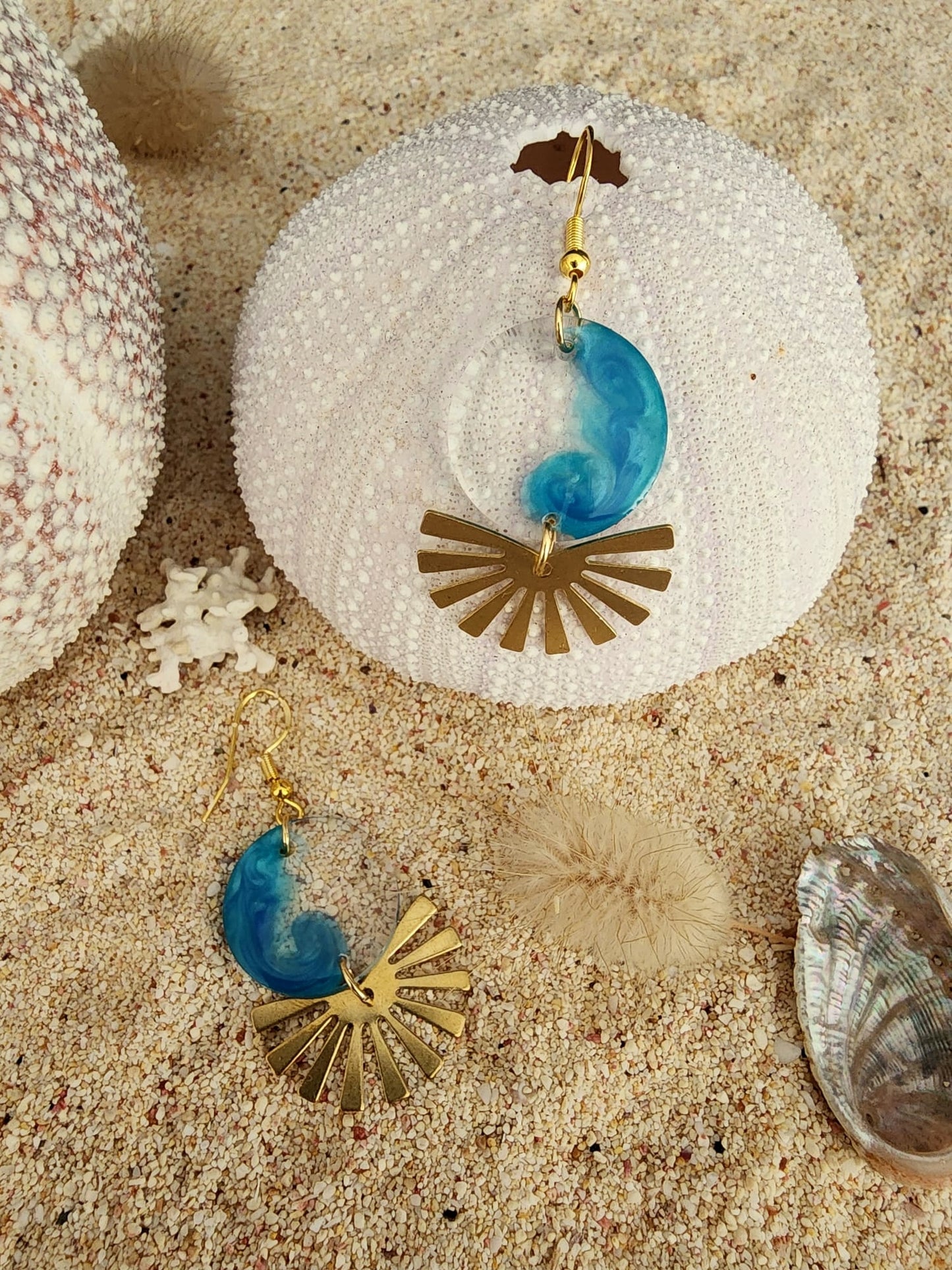 Boucles d'oreilles "Cymodoce"