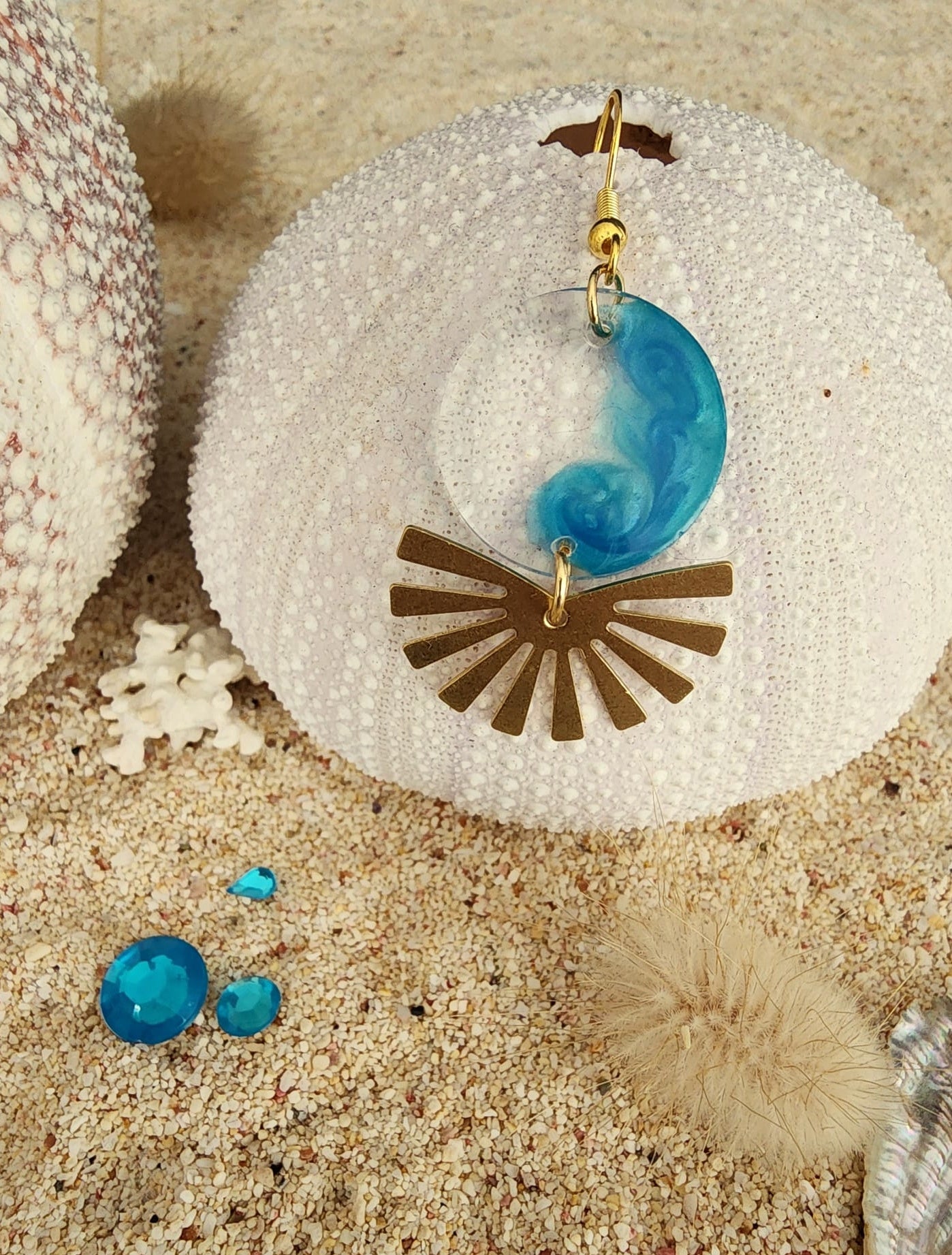 Boucles d'oreilles "Cymodoce"