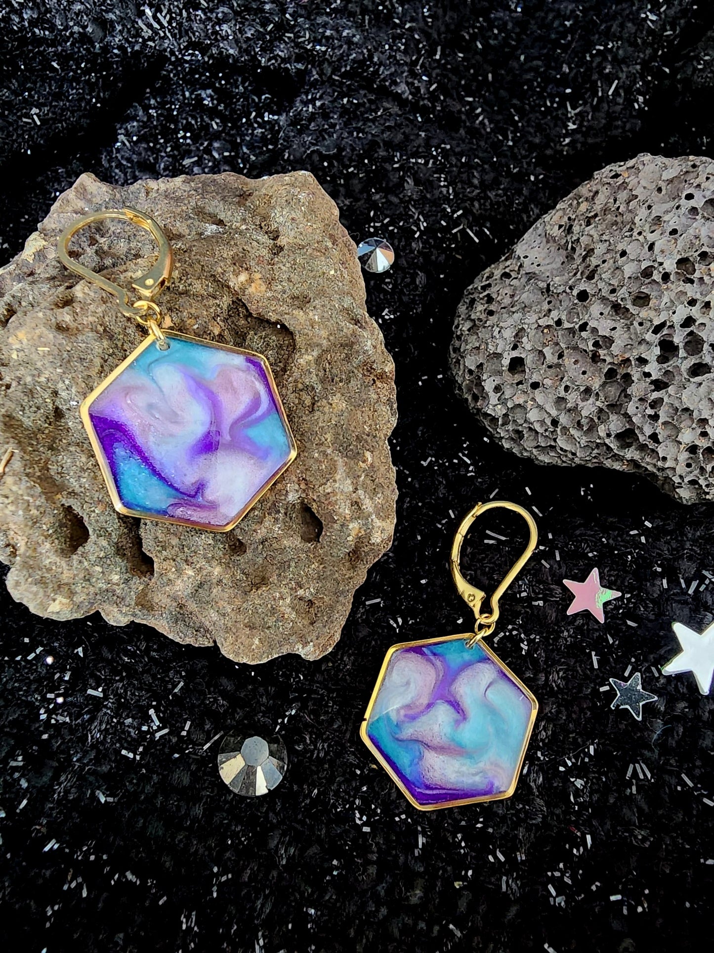 Boucles d'oreilles "Andromède 4"