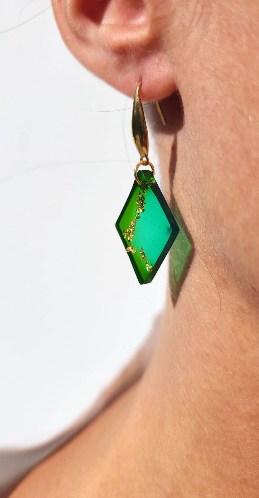 Boucles d'oreilles "Menthé"