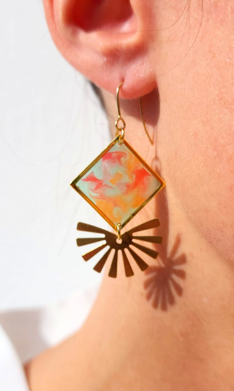 Boucles d'oreilles "Hélios 2"