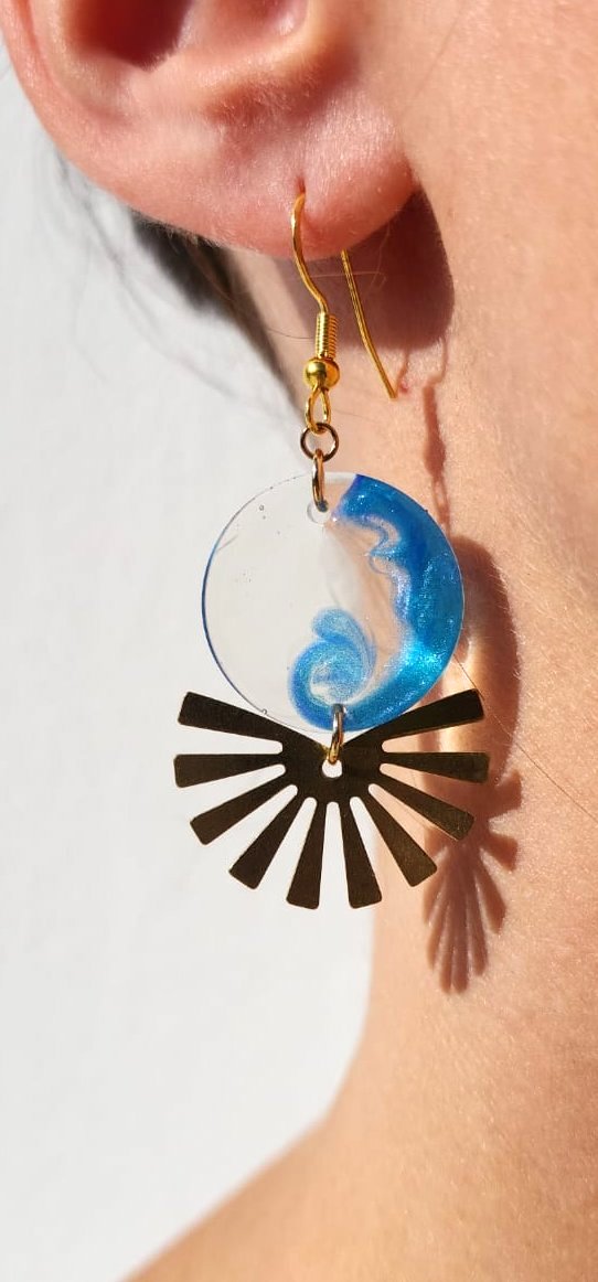 Boucles d'oreilles "Cymodoce"