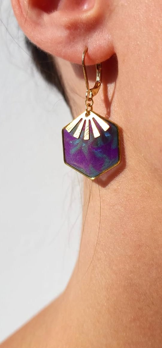 Boucles d'oreilles "Liriope"