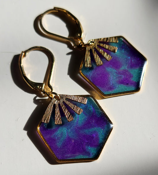 Boucles d'oreilles "Liriope"