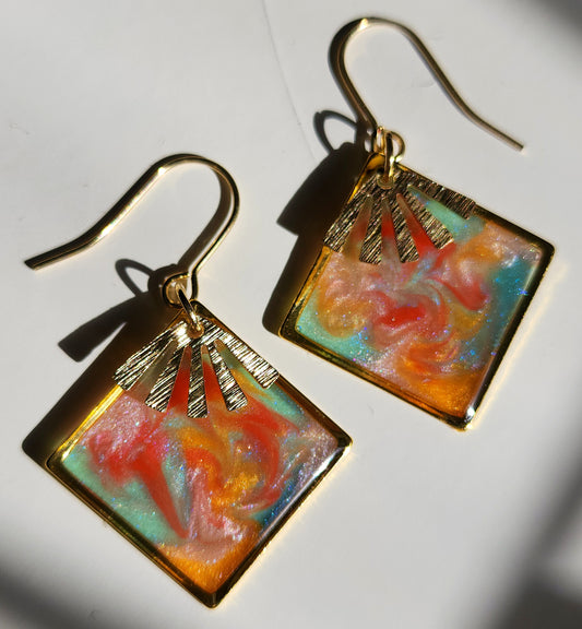 Boucles d'oreilles "Hélios 2"