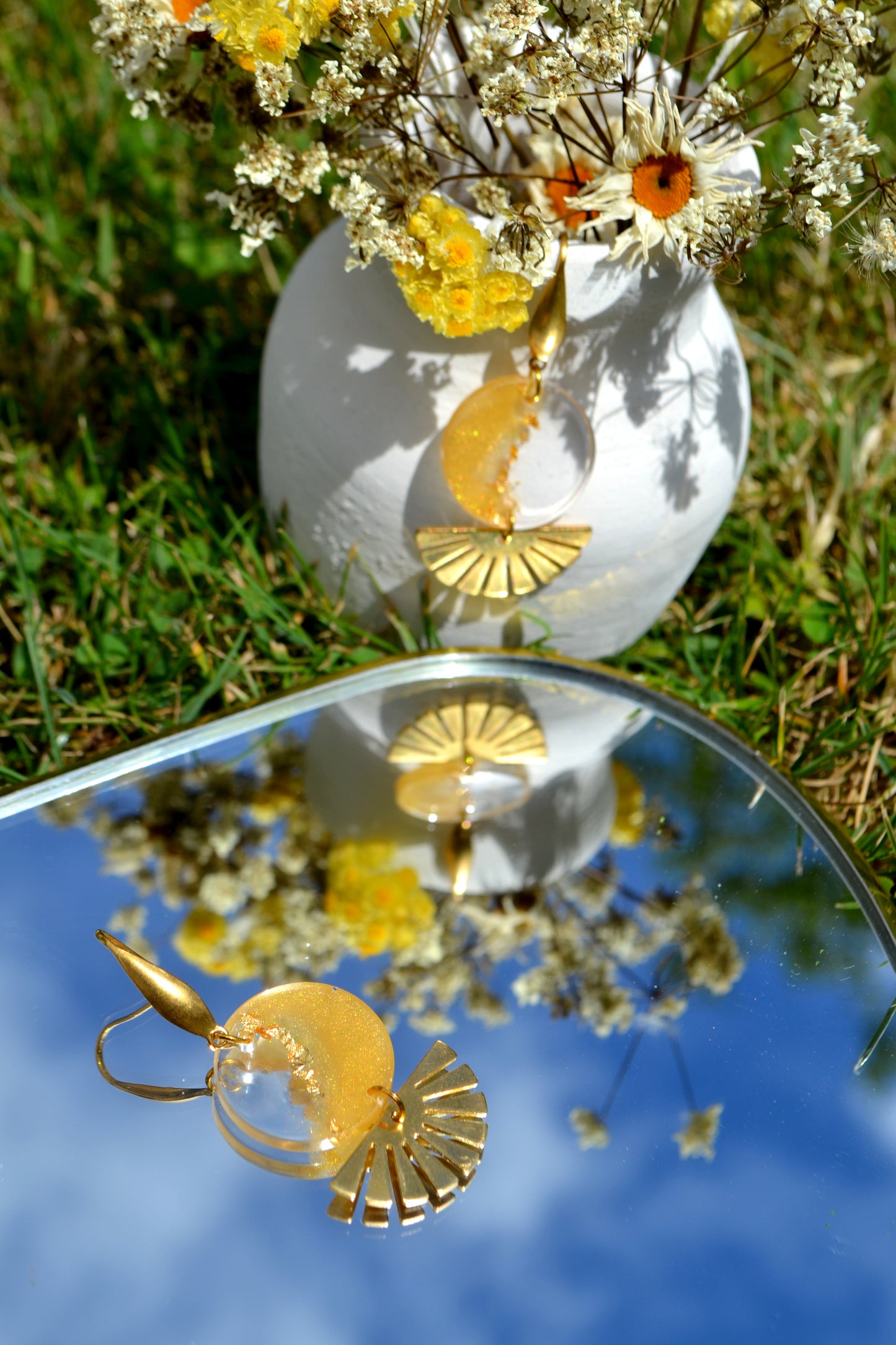 Boucles d'oreilles "Aeglé "