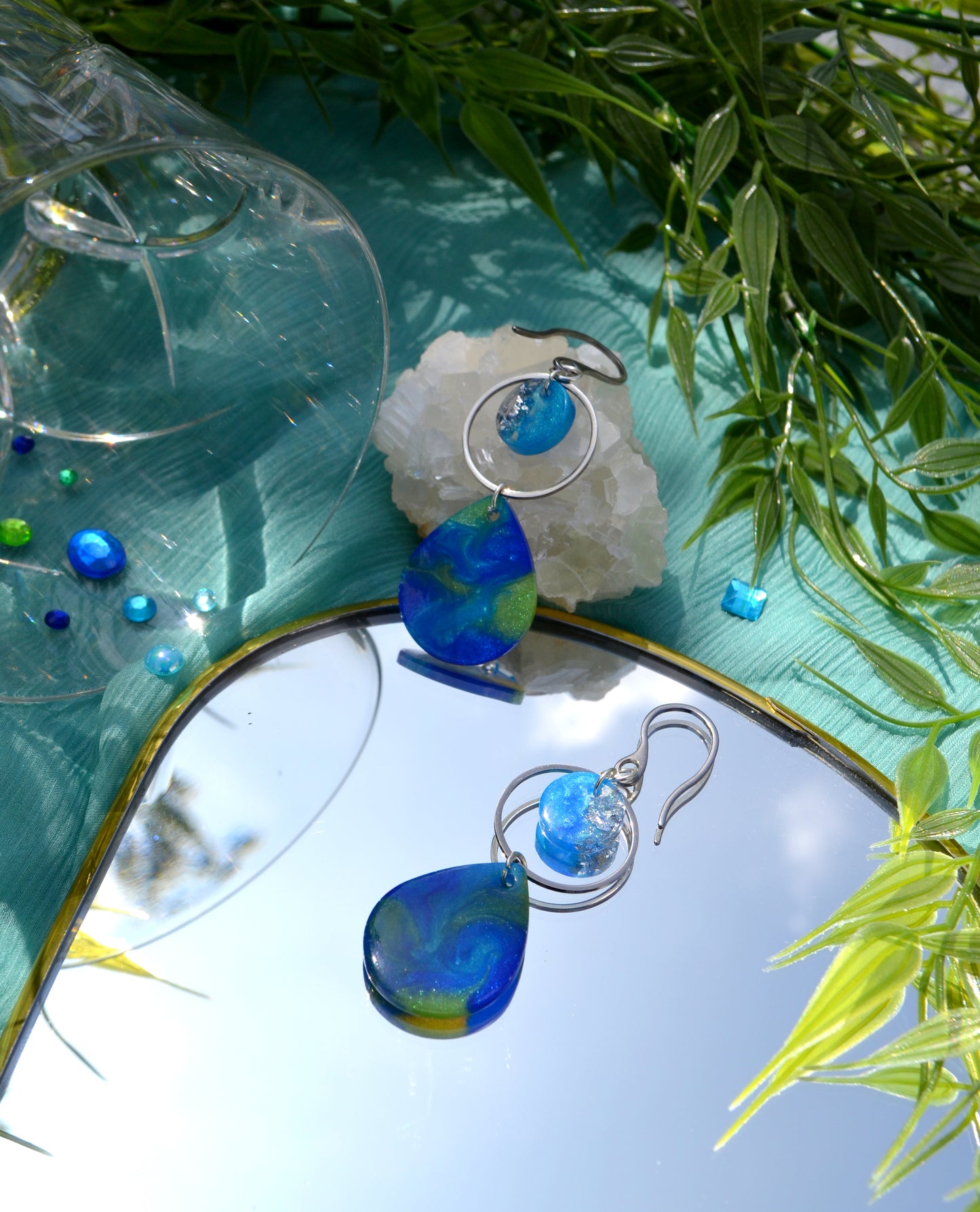 Boucles d'oreilles "Pegaea"