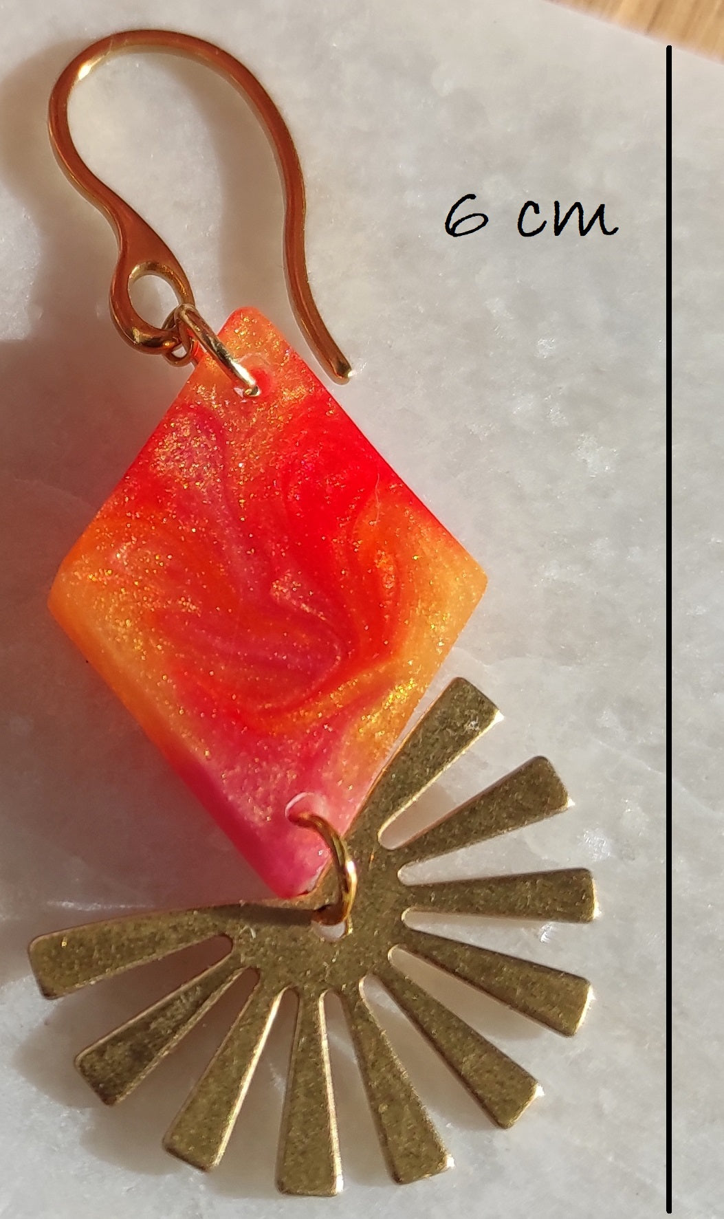 Boucles d'oreilles "Erythie "