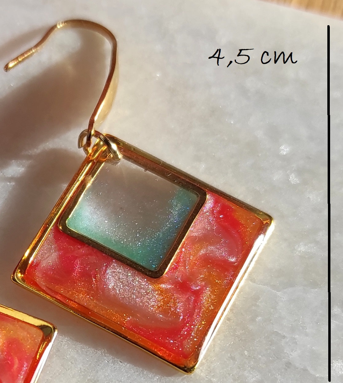 Boucles d'oreilles "Hélios 4"