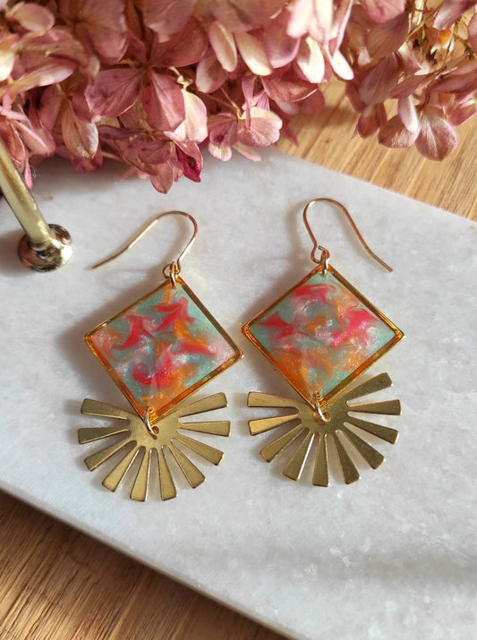 Boucles d'oreilles "Hélios"