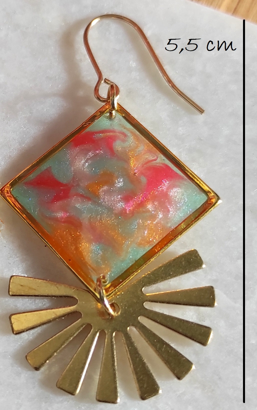 Boucles d'oreilles "Hélios"