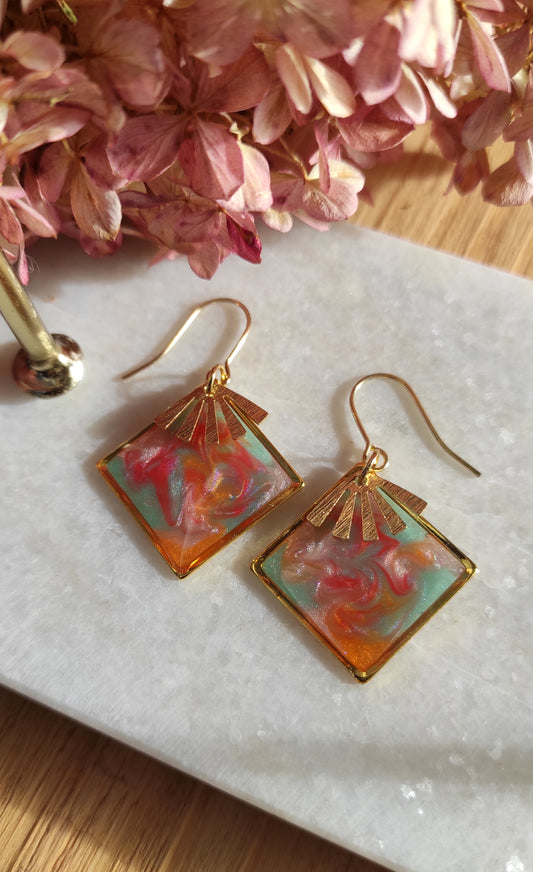 Boucles d'oreilles "Hélios 2"