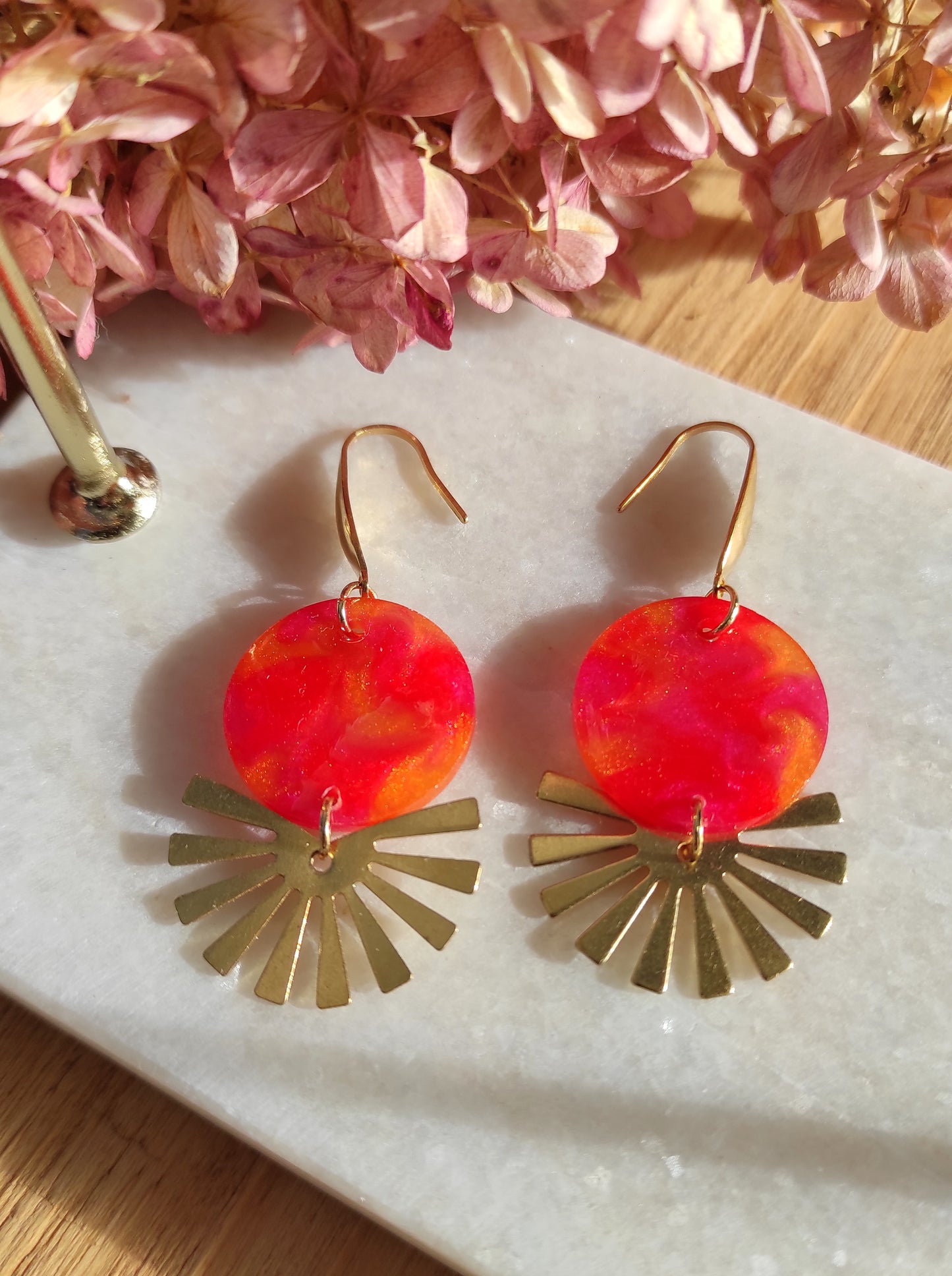 Boucles d'oreilles "Phosphoros "