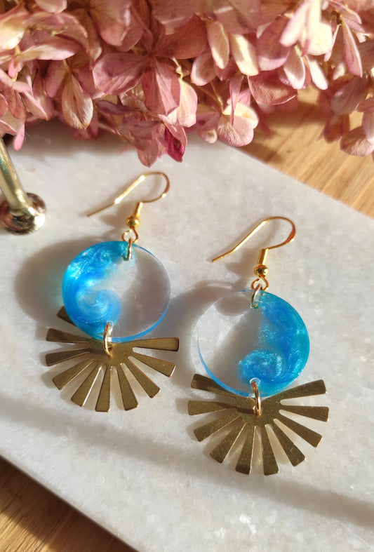 Boucles d'oreilles "Cymodoce"