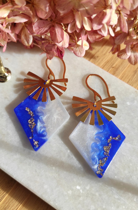 Boucles d'oreilles "Amphitrite"