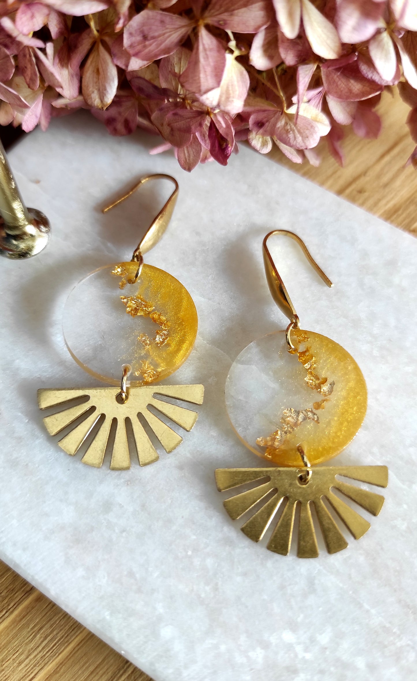 Boucles d'oreilles "Aeglé "