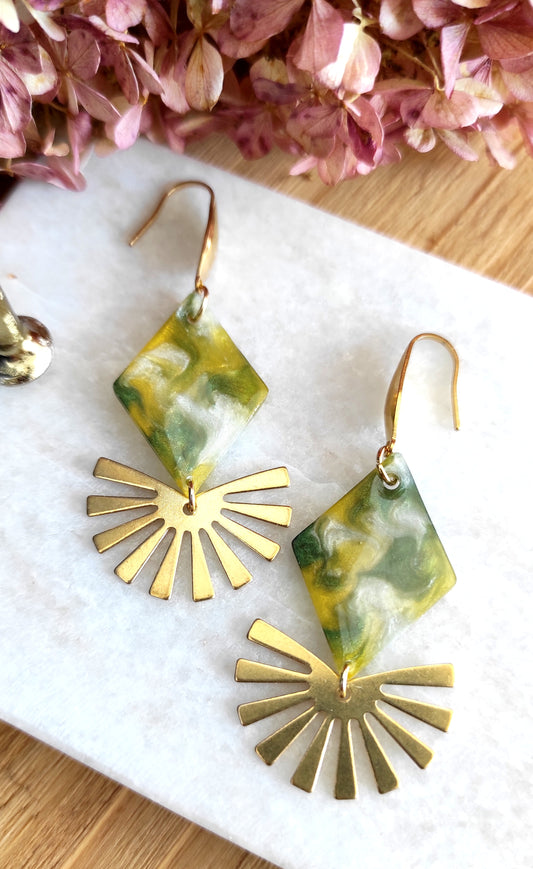 Boucles d'oreilles "Daphné"