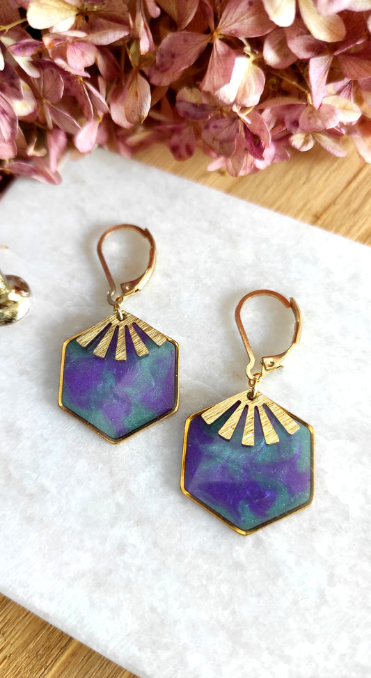 Boucles d'oreilles "Liriope"