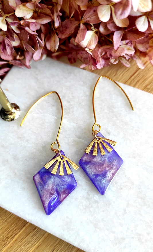 Boucles d'oreilles "Ampelô "