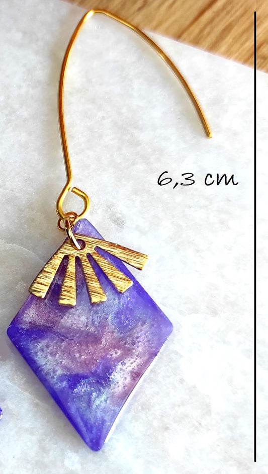 Boucles d'oreilles "Ampelô "