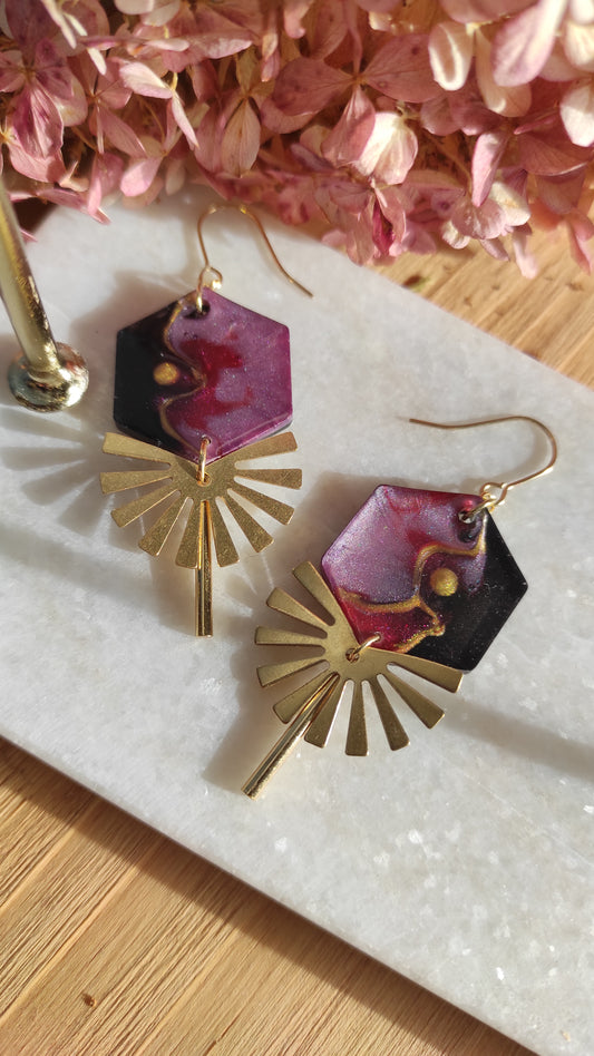 Boucles d'oreille "Perséphone"