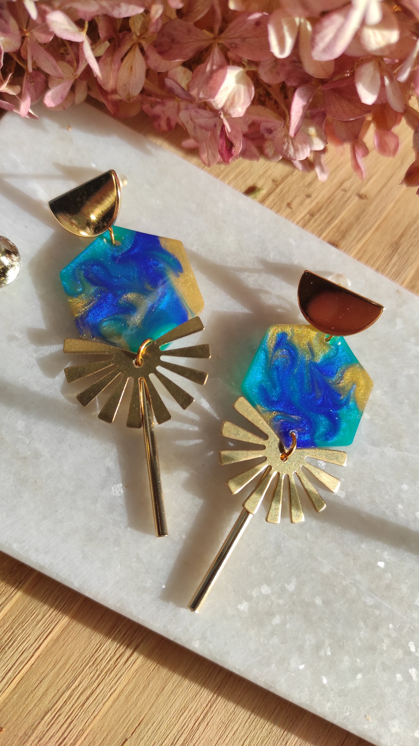 Boucles d'oreilles "Thétis"